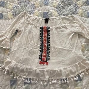 Rue 21 adorable bohemian top size xl